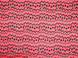 160cm PRINTED  COTTON RAYON BURNOUT KNIT