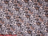 160cm PRINTED  COTTON RAYON BURNOUT KNIT
