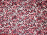 160cm PRINTED  COTTON RAYON BURNOUT KNIT