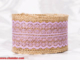 6cm 2m HESSIAN RIBBON