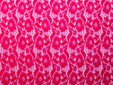150cm SPANISH ROSE STRETCH LACE