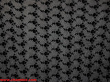 130cm COTTON EMBROIDED NYLON MESH