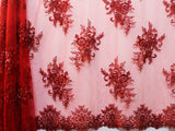 150cm KOREAN EMBROIDED MESH