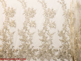 150cm TULLE WITH METLIC EMB SPANGLE