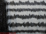 150cm TULLE WITH SEQUENCE EMBROIDED + STONES