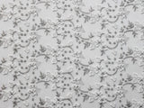 125cm POLY MESH EMBROIDED