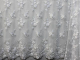 130cm FLORAL EMBROIDED MESH