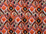 150cm KOREAN PRINTED POLY SPANDEX