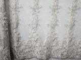 137cm EMBROIDERED TULLE