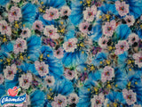 150cm PRINTED DIGITAL POLY SPANDEX