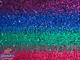 130cm USA 2-TONE SEQUINS  MESH