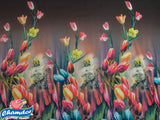 145cm PRINTED PEACH SKIN