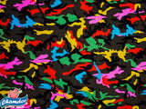 145cm PRINTED COTTON SPANDEX