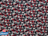 145cm PRINTED COTTON SPANDEX