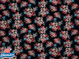 145cm PRINTED COTTON SPANDEX