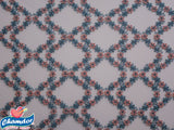 125cm ORIENTAL TWO TONE EMBROIDERED LACE