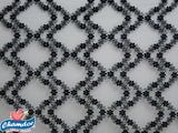 125cm ORIENTAL TWO TONE EMBROIDERED LACE