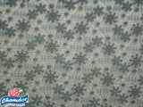 125cm ORIENTAL TWO TONE EMBROIDERED LACE