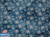 140cm  PRINTED TYE DYED DENIM LOOK