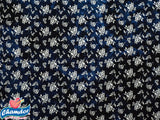 140cm  PRINTED TYE DYED DENIM LOOK