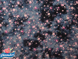 140cm  PRINTED TYE DYED DENIM LOOK