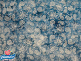 140cm  PRINTED TYE DYED DENIM LOOK