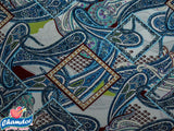 150cm PRINTED ITALIAN STRETCH CREPE