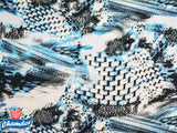 150cm PRINTED ITALIAN STRETCH CREPE