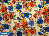 150cm PRINTED ITALIAN LINEN