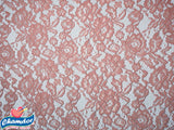 150cm FLORAL STRETCH LACE