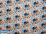 150cm KOREAN PRINTED VELVET SATEEN