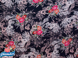 150cm PRINTED RAYON SPANDEX
