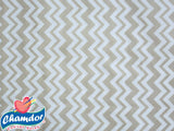 240cm CHEVRON COTTON CURTAINING