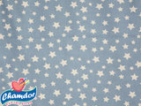 240cm WHITE STARS COTTON CURTAIN