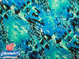 150cm PRINTED SATIN