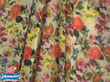 155cm PRINTED PEACH CHIFFON