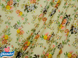 155cm PRINTED PEACH CHIFFON