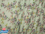 155cm PRINTED PEACH CHIFFON