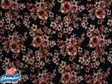 150cm PRINTED FDY  BRUSHED  BACKING
