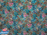 155cm PRINTED PEACH CHIFFON
