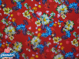 155cm PRINTED PEACH CHIFFON