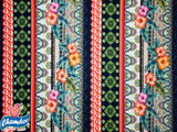 150cm PRINTED MOSS CREPE