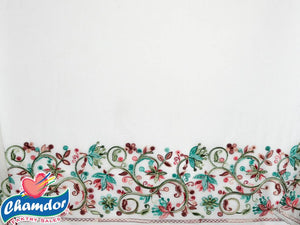 130cm COTTON EMBROIDERED BORDER