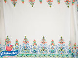 130cm COTTON EMBROIDERED BORDER