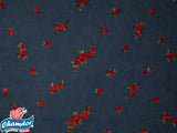 145cm EMBROIDERED DENIM