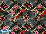 150cm PRINTED BUBBLE CHIFFON