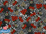 150cm PRINTED BUBBLE CHIFFON