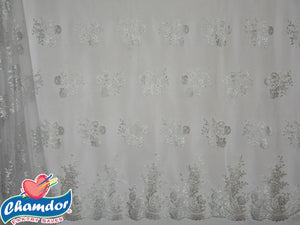 130cm EMBROIDED BRIDAL LACE