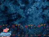 145cm TIE DYE EMBROIDED VISCOSE