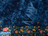 145cm TIE DYE EMBROIDED VISCOSE